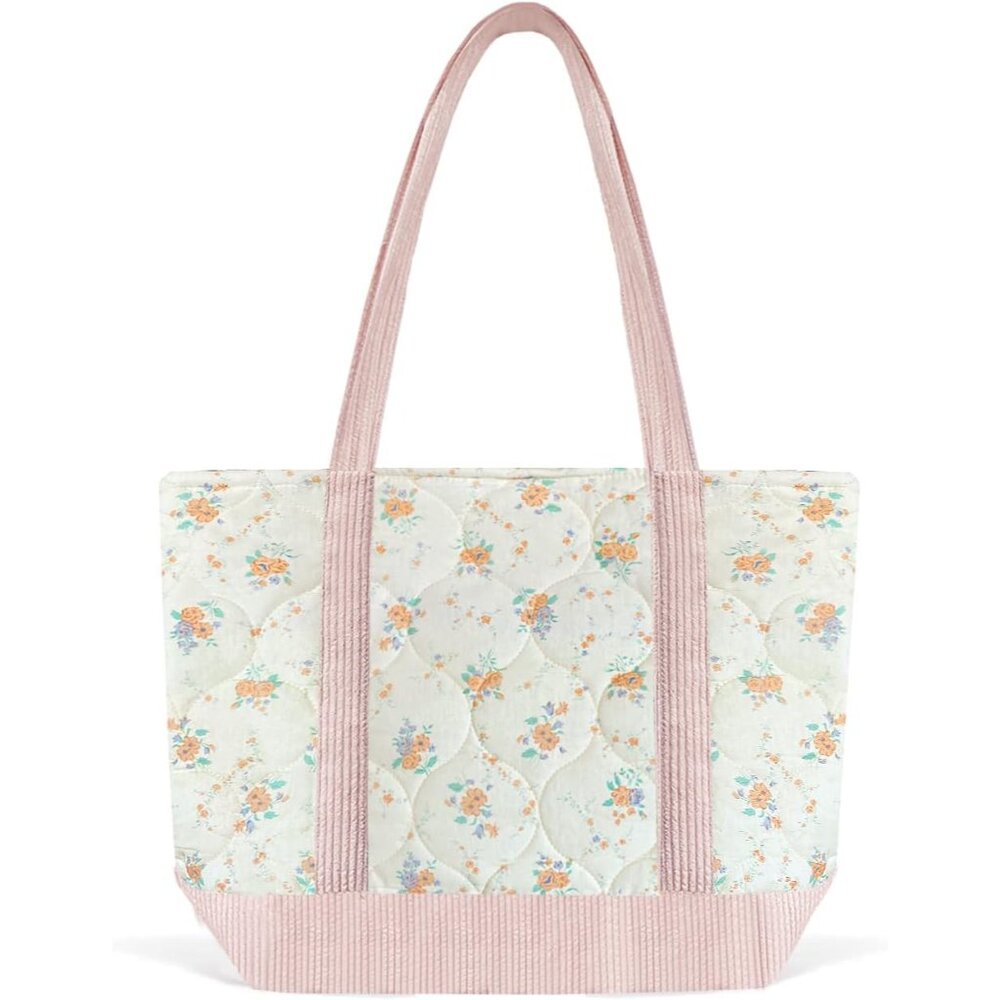 Multi-Purpose Large Floral Tote Bag - Perfect Gift For Women On Any Occasion